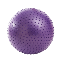 Фитбол массажный Core GB-301 75 см, антивзрыв, фиолетовый