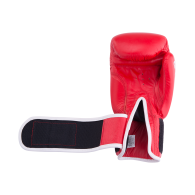 Перчатки боксерские GYM BGG-2018, 14oz, кожа, красные